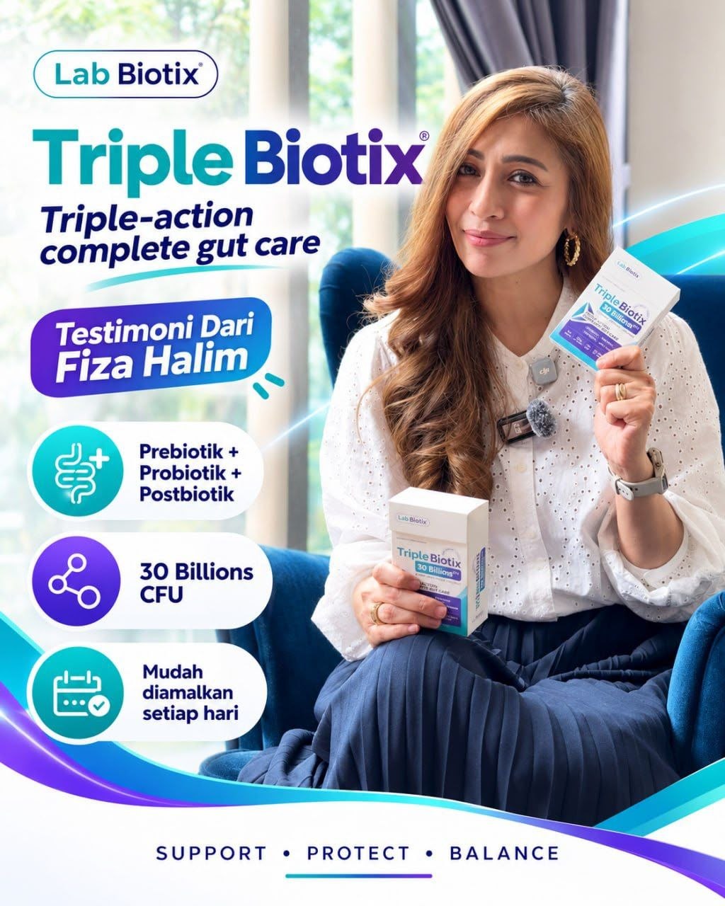 Ustaz dan selebriti pilih Triple Biotix
